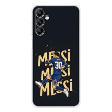 Чехлы для Samsung Galaxy M36 (Leo чемпион) (AlphaPrint) (Messi ПСЖ)