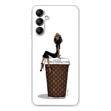 Чехлы Луи Витон для Samsung Galaxy M36 (AlphaPrint - LOUIS VUITTON) (кофе LOUIS VUITTON)