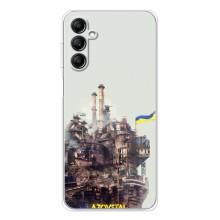 Чехлы на военную тематику для Samsung Galaxy M36 – Азовсталь