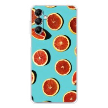 Чехлы с Фруктами для Samsung Galaxy M36 (VPrint) (Грейпфрут)