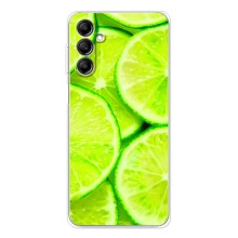 Чехлы с Фруктами для Samsung Galaxy M36 (VPrint) (Лайм)