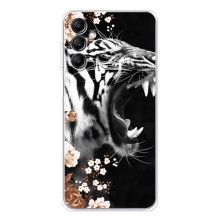 Чехлы с картинками животных Samsung Galaxy M36 (Стильный ТИГР)