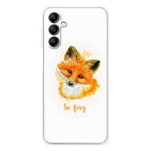 Чехлы с картинкой Лисички для Samsung Galaxy M36 (VPrint) (Девочка Лиса)