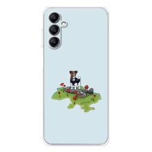 Чехлы с картинкой собаки Патрон для Samsung Galaxy M36 (AlphaPrint) (Сапер Пес)
