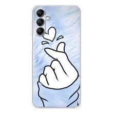 Чехлы (Знак сердечка) на Samsung Galaxy M36 – Сердечка знак