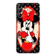 Чехол Disney Mouse Samsung Galaxy M36 (PREMIUMPrint) (Минни Маус ЛВ)