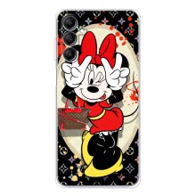 Чехол Disney Mouse Samsung Galaxy M36 (PREMIUMPrint) (Минни peace)