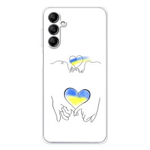 Чехол для Патриота Украины Samsung Galaxy M36 - (AlphaPrint) (Мир Украине)