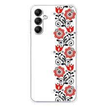 Чехол для Патриота Украины Samsung Galaxy M36 - (AlphaPrint) (Яркая вишиванка)