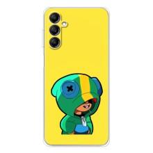 Чехол Бравл Старс для Samsung Galaxy M36 – Леон (LEON)