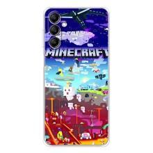 Чехол майнкрафт для Samsung Galaxy M36 – MINECRAFT