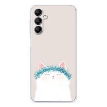 Чехол на тематику: Коты для Samsung Galaxy M36 – Белый котик