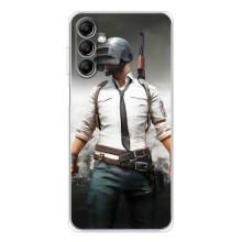 Силиконовый чехол с картинкой "Герой Pubg" на Samsung Galaxy M36 – Пабг