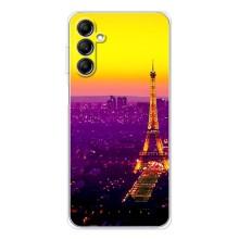 Чохол Ейфелева Вежа на Samsung Galaxy M36 – Яскрава башня