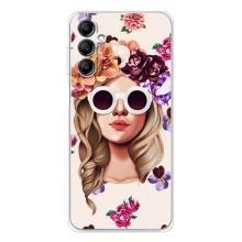 Чохол з картинкою Модні Дівчата Samsung Galaxy M36 – Дівчина в окулярах