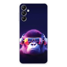 Чехол с Обезьянами Samsung Galaxy M36 - (AlphaPrint) (Стильная обезьяна)