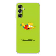 Чехол с Симпсонами для Samsung Galaxy M36 (VPrint) (Барт Симпсон)