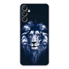 Чехол со Львом для Samsung Galaxy M36 (VPrint) (Синий Лев)