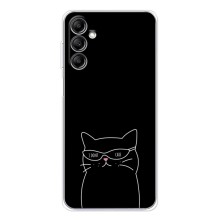 Чехол с рисунком кот на Samsung Galaxy M36 (Равнодушный кот)