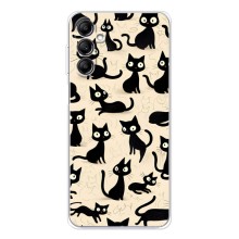 Чохол з малюнком кіт на Samsung Galaxy M36