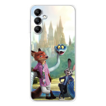 Чохол Зоотрополіс на Samsung Galaxy M36 – Нік Джуді і змія
