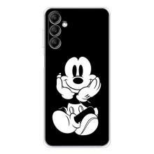 Эксклюзивный чехол для Samsung Galaxy M36 (AlphaPrint - Мультяшные) (Микки на черном)