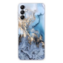 Мраморный чехол на Samsung Galaxy M36 (VPrint) (Нежный мрамор)