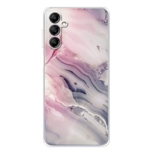 Мраморный чехол на Samsung Galaxy M36 (VPrint) (Пурпурный Мрамор)