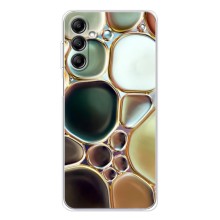 Мраморный чехол на Samsung Galaxy M36 (VPrint) (Радужный Мрамор)
