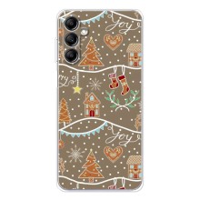 Новогодние, Праздничные Чехлы для Samsung Galaxy M36 - 2024 год (Новогодние пряники)