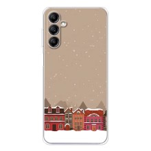Новогодние, Праздничные Чехлы для Samsung Galaxy M36 - 2024 год (Зимний город)