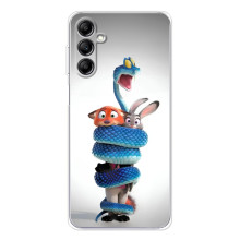 Силиконовый чехол с принтом Зоотрополіс для Samsung Galaxy M36 – Змея Зоо