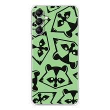 Силиконовый Чехол с Енотами на Samsung Galaxy M36 – Мордочки Енота