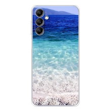 Силиконовый чехол с КАРТИНКАМИ лето для Samsung Galaxy M36 (AlphaPrint) (Море)