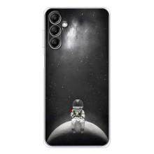 Силиконовый Чехол с принтом "Космонавты" на Samsung Galaxy M36 – Космонавт романтик