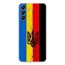 Украинские Чехлы для Samsung Galaxy M36 с картинкой УПА (AlphaPrint) (Флаг УПА)