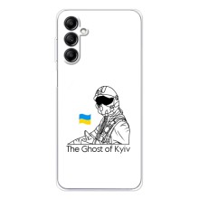 Защитные чехлы (Призрак Киева) для Samsung Galaxy M36 (AlphaPrint) (Летчик Киева)