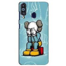 Чехлы для Samsung Galaxy M40 - Bearbrick Louis Vuitton (PREMIUMPrint) (Плач Bearbrick)