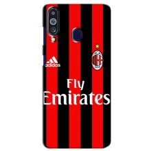 Чехлы для Samsung Galaxy M40 (VPrint) - Футбольные клубы (Milan)