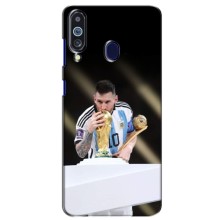 Чехлы Лео Месси Аргентина для Samsung Galaxy M40 (Кубок Мира)