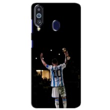 Чехлы Лео Месси Аргентина для Samsung Galaxy M40 (Лео Чемпион)