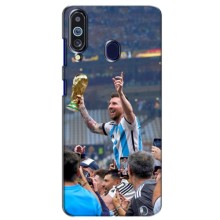 Чехлы Лео Месси Аргентина для Samsung Galaxy M40 (Месси король)