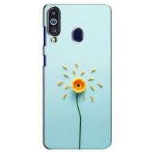 Чехлы с Цветами для Samsung Galaxy M40 (VPrint) (Желтый цветок)