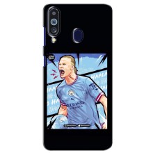 Чехлы с футболистом Ерлинг Холанд для Samsung Galaxy M40 (AlphaPrint) (гол Эрлинг Холланд)