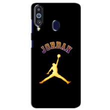 Чехлы для Samsung Galaxy M40 - с картинкой JORDAN (AlphaPrint) (Jordan Gold)