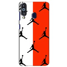 Чехлы для Samsung Galaxy M40 - с картинкой JORDAN (AlphaPrint) (Лого Джордан)