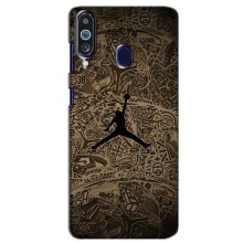 Чехлы для Samsung Galaxy M40 - с картинкой JORDAN (AlphaPrint) (Logo Jordan)