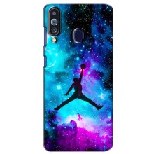 Чехлы для Samsung Galaxy M40 - с картинкой JORDAN (AlphaPrint) (Яркий Джордан)