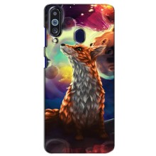 Чехлы с картинкой Лисички для Samsung Galaxy M40 (VPrint) (Лисица в космосе)