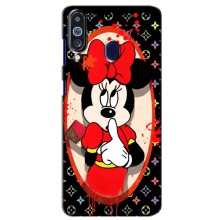 Чехол Disney Mouse Samsung Galaxy M40 (PREMIUMPrint) (Минни Маус ЛВ)